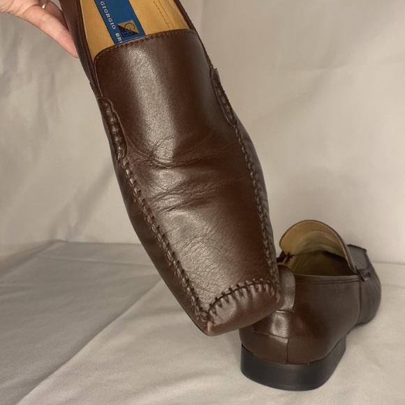 Giorgio Brutini genuine leather mens dress shoes slip on loafers - Picture 8 of 13